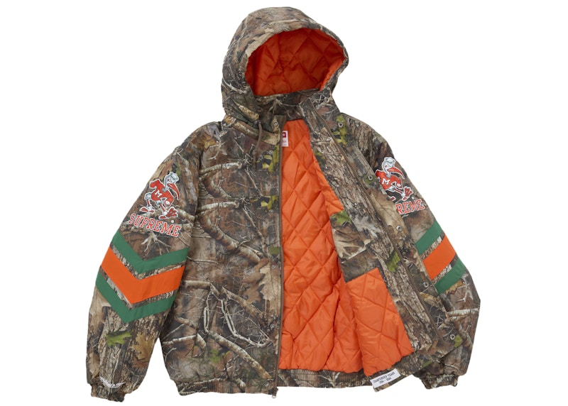 Order Supreme Mitchell & Ness NCAA 連帽運動外套 森林迷彩款