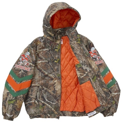 Supreme Mitchell & Ness NCAA 連帽運動外套 森林迷彩款 Order Supreme Mitchell & Ness NCAA 連帽運動外套 森林迷彩款