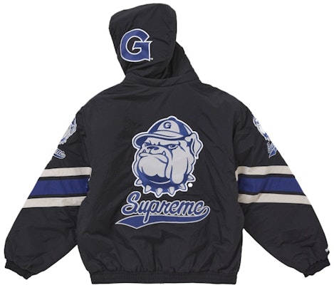 シュプリーム ミッチェル & ネス NCAA フーディッド スタジアム ジャケット ブラック Lookbook シュプリーム ミッチェル & ネス NCAA フーディッド スタジアム ジャケット ブラック