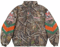 Shop Supreme Mitchell & Ness NCAA Hooded Stadium Jacket Woodland Camo