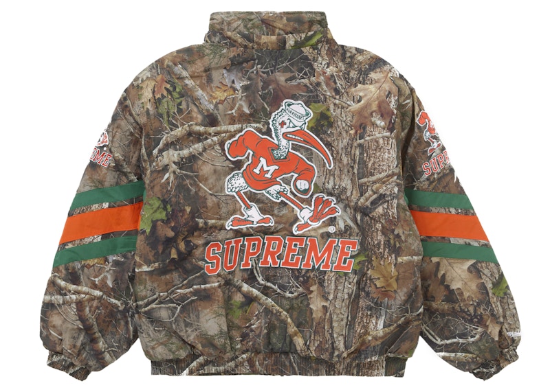 Purchase Supreme Mitchell & Ness NCAA 連帽運動外套 森林迷彩款