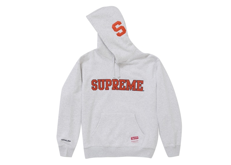 Supreme Mitchell & Ness NCAA Hooded Sweatshirt Ash Grey 圖 2
