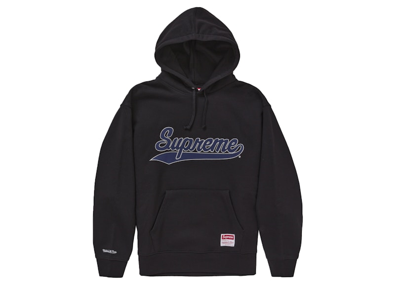 Supreme Mitchell & Ness NCAA Hooded Sweatshirt Black