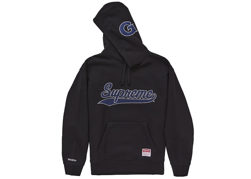 Supreme Mitchell & Ness NCAA Hooded Sweatshirt Black 圖 2