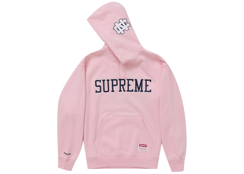 Supreme Mitchell & Ness NCAA Hooded Sweatshirt Pink 圖 2