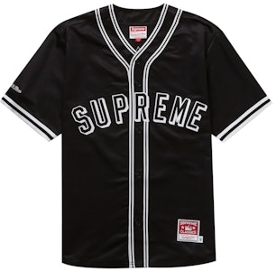 Supreme Mitchell & Ness 缎面棒球夹克 黑色 Buy Supreme Mitchell & Ness 缎面棒球夹克 黑色