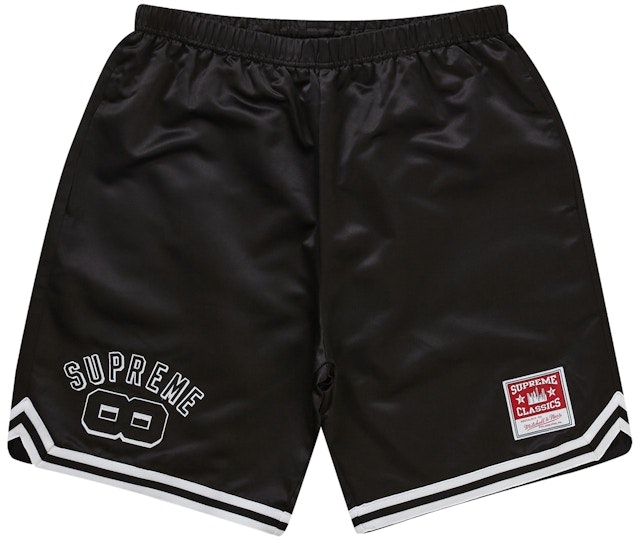 supreme-mitchell-and-ness-satin-basketball-short-black