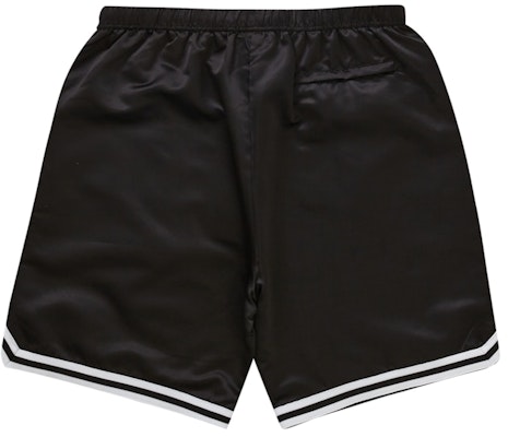Celana Pendek Basket Satin Hitam Supreme Mitchell & Ness Order Celana Pendek Basket Satin Hitam Supreme Mitchell & Ness