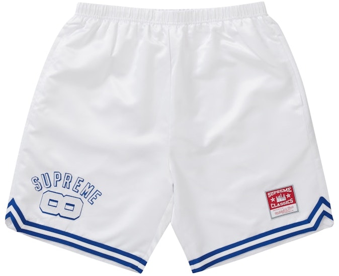 supreme-mitchell-and-ness-satin-basketball-short-white