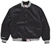 Lookbook Supreme Mitchell & Ness 緞面棒球外套 (FW24) 黑色