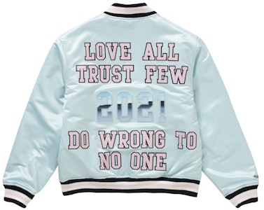 Supreme/Mitchell & Ness 薩丁校隊夾克 淺藍色 Buy Supreme/Mitchell & Ness 薩丁校隊夾克 淺藍色