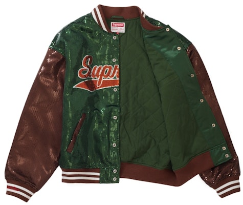 至高 Mitchell & Ness 亮片綠色校隊夾克 Lookbook 至高 Mitchell & Ness 亮片綠色校隊夾克