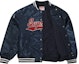 Order Jaket Supreme Mitchell & Ness Sequin Varsity Navy