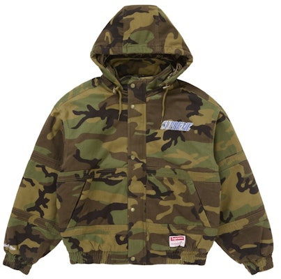 Supreme Mitchell & Ness Twill Stadium Jacket Camo Buy Supreme Mitchell & Ness Twill Stadium Jacket Camo
