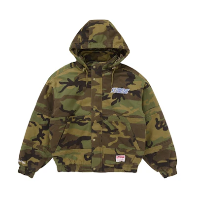 Supreme Mitchell & Ness Twill Stadium Jacket Camo