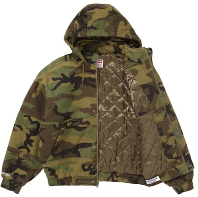 Supreme Mitchell & Ness Twill Stadium Jacket Camo Order Supreme Mitchell & Ness Twill Stadium Jacket Camo