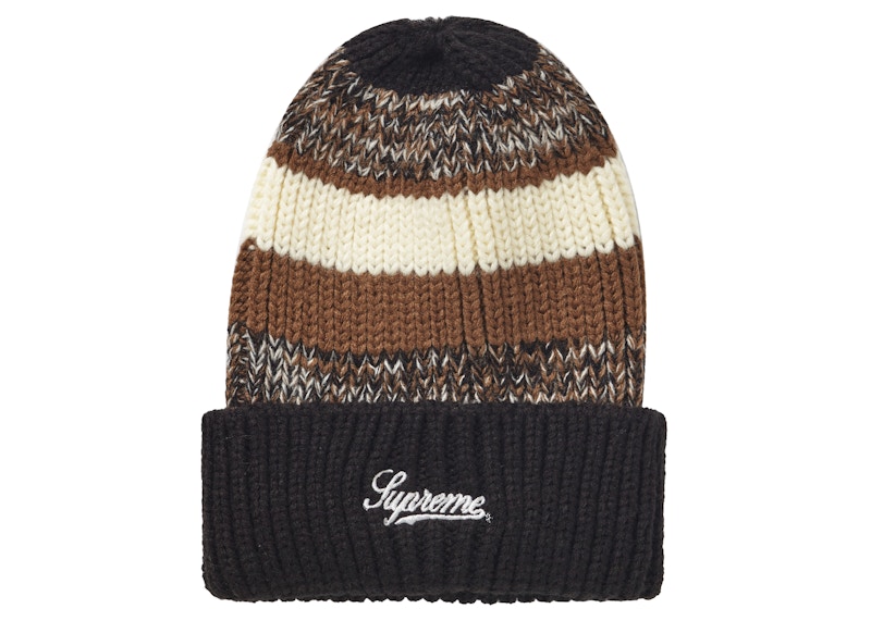 Supreme Mixed Stripe Beanie Black (FW21)