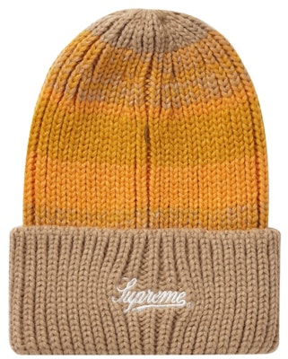 Supreme Mixed Stripe Beanie Tan (FW21) Buy Supreme Mixed Stripe Beanie Tan (FW21)
