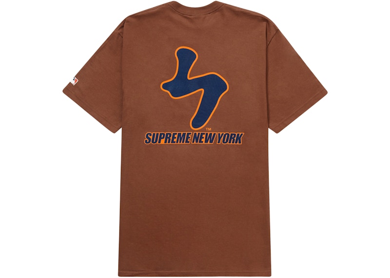 Supreme MLB New York Mets Kanji Teams Tee Brown 圖 2