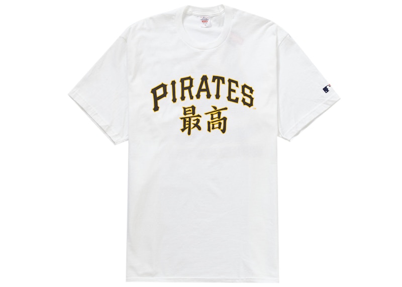 Supreme MLB Pittsburgh Pirates Kanji Teams Tee White