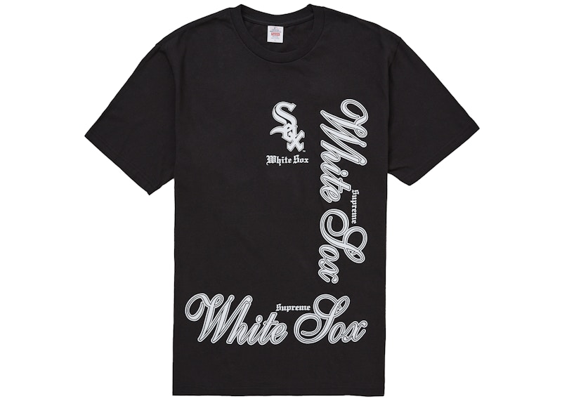 Supreme MLB Teams Sox Tee Black