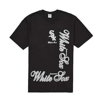Supreme MLB Teams Sox Tee Black