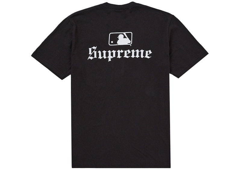 Supreme MLB Teams Sox Tee Black 圖 2