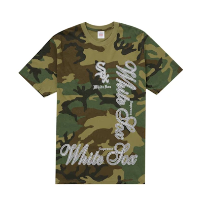 Supreme MLB Teams Sox Tee Camo