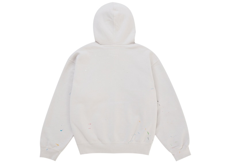Lookbook Supreme MM6 Maison Margiela Box Logo Zip Up Hooded Sweatshirt White