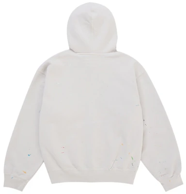 Supreme MM6 Maison Margiela Box Logo Zip Up Hooded Sweatshirt White Lookbook Supreme MM6 Maison Margiela Box Logo Zip Up Hooded Sweatshirt White