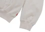 Shop Supreme MM6 Maison Margiela Box Logo Zip Up Hooded Sweatshirt White