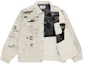 Order Supreme MM6 Maison Margiela Distressed Selvedge Denim Trucker Jacket White