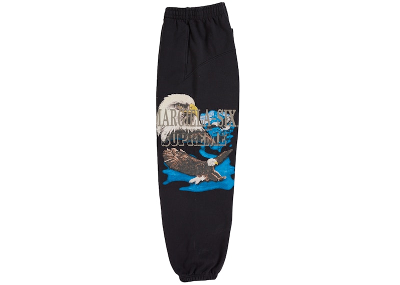 Order Supreme MM6 Maison Margiela Seluar Jogger Helang Hitam