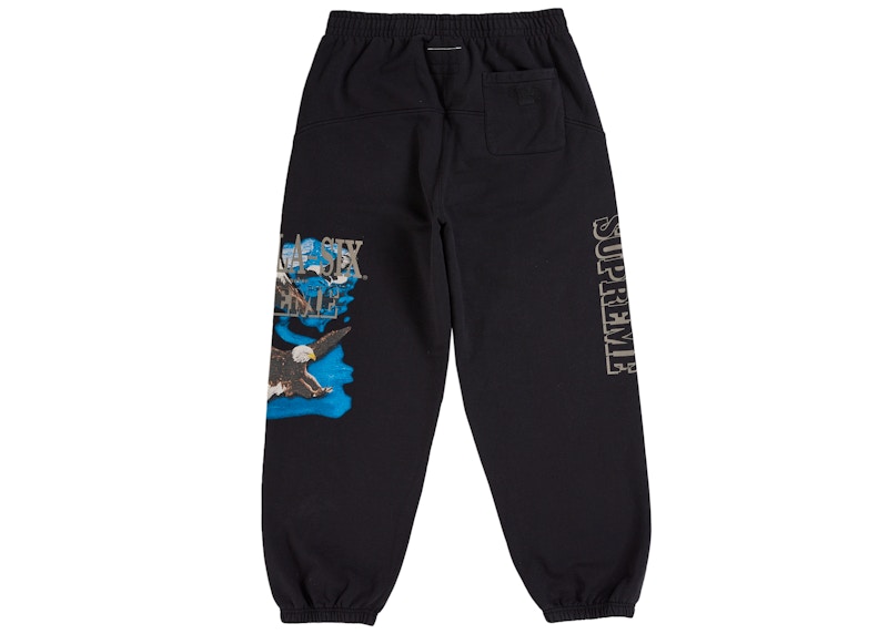 Shop Supreme MM6 Maison Margiela Seluar Jogger Helang Hitam