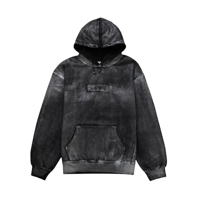 Supreme MM6 Maison Margiela Foil BOGO Hooded Sweatshirt Black