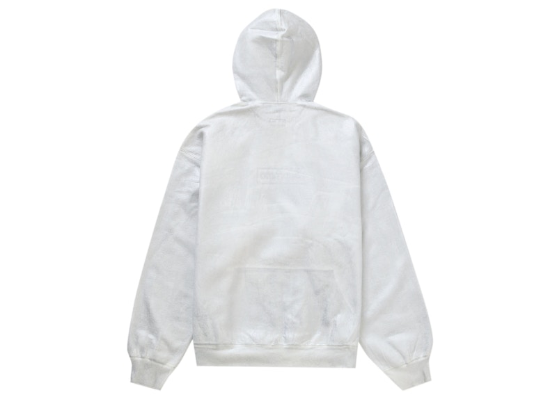 Supreme MM6 Maison Margiela Foil BOGO Hooded Sweatshirt White 圖 2