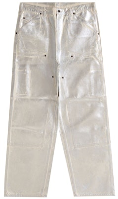 Supreme MM6 Maison Margiela Foil Double Knee Painter Pant Natural Buy Supreme MM6 Maison Margiela Foil Double Knee Painter Pant Natural