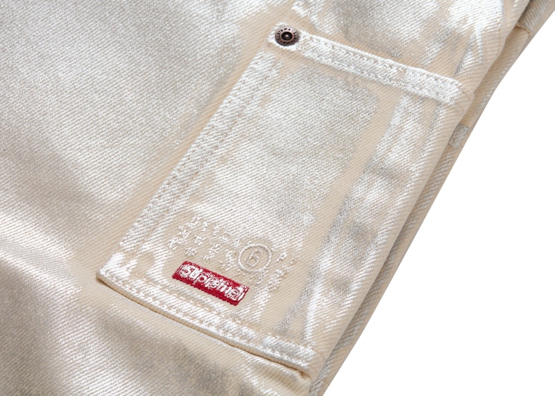 Lookbook Supreme MM6 Maison Margiela Foil Double Knee Painter Pant Natural