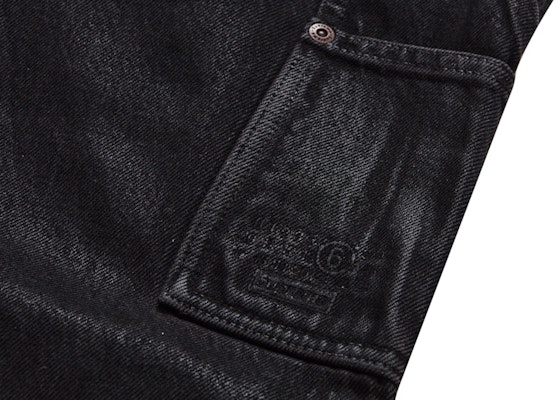 Supreme MM6 Maison Margiela 銀箔雙膝畫家褲 黑色 Lookbook Supreme MM6 Maison Margiela 銀箔雙膝畫家褲 黑色