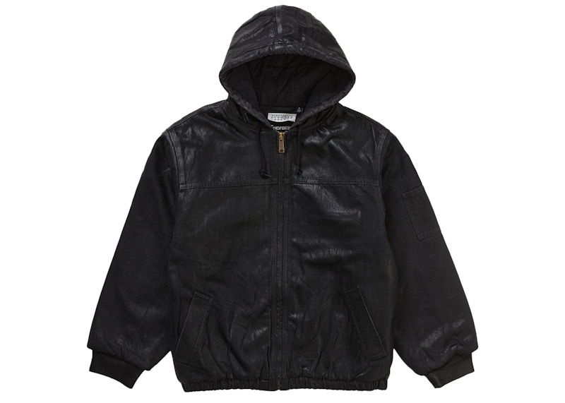 Buy Supreme MM6 Maison Margiela Jaket Kerja Foil Hooded Hitam