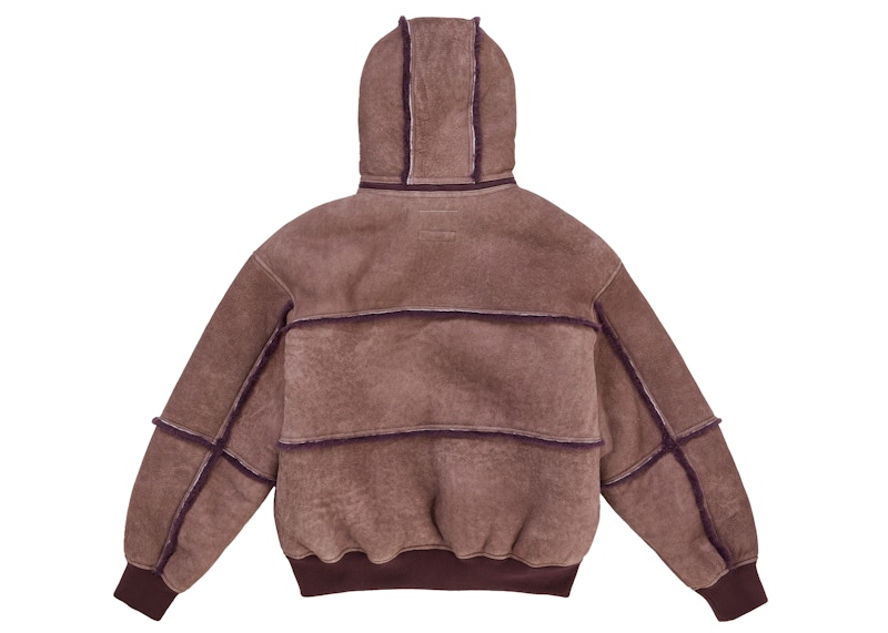 Lookbook Supreme MM6 Maison Margiela Hooded Shearling Bomber Jacket Purple