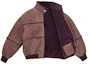 Purchase Supreme MM6 Maison Margiela Hooded Shearling Bomber Jacket Purple