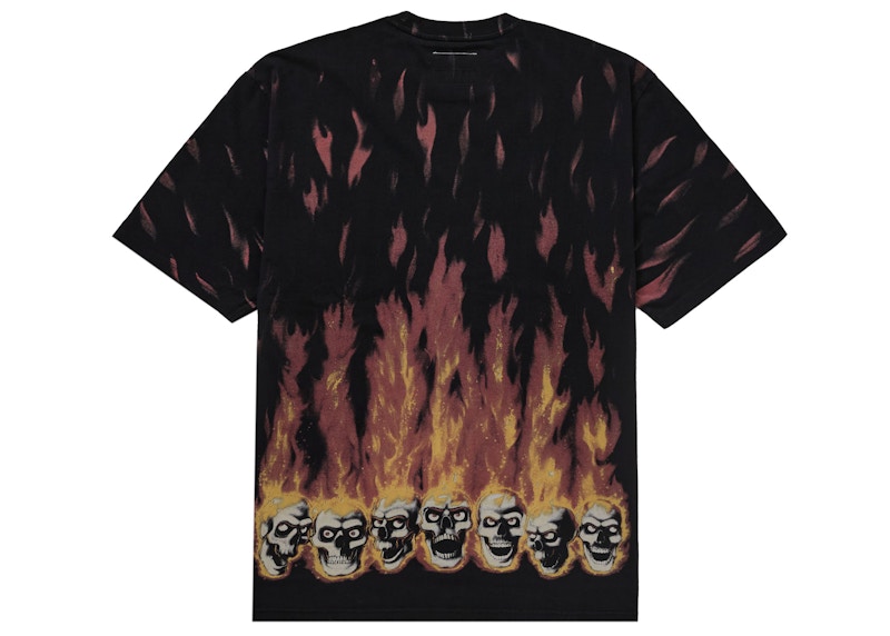 Order Supreme MM6 Maison Margiela 液態藍黑色寬版T恤