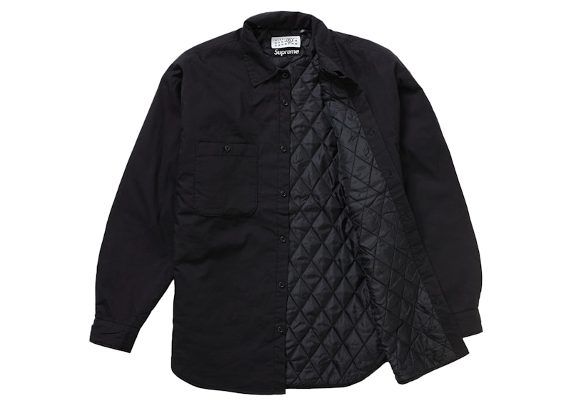 Order Camisa Acolchada Negra Supreme MM6 Maison Margiela