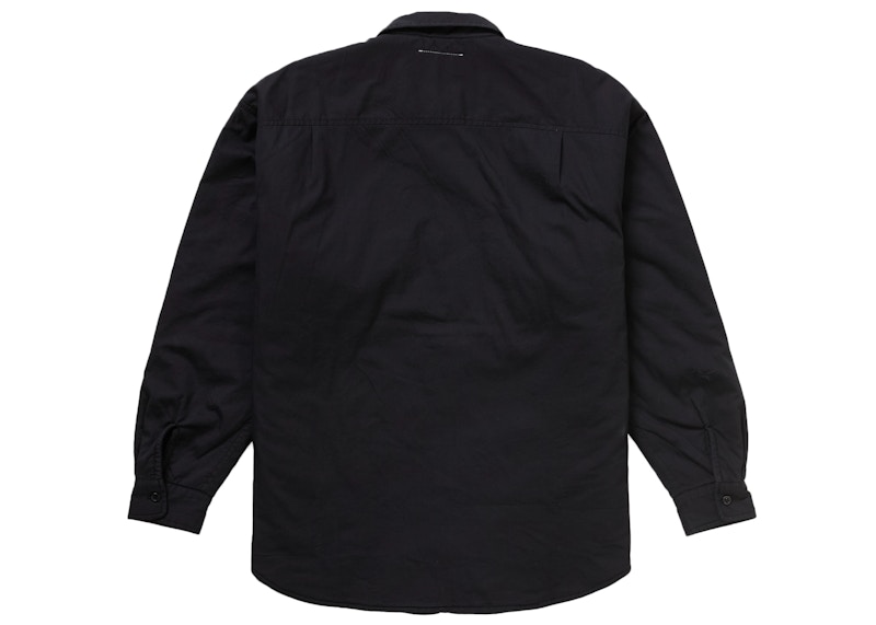 Lookbook Camisa Acolchada Negra Supreme MM6 Maison Margiela