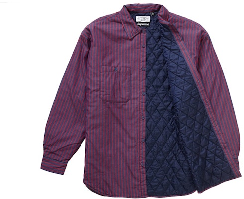 Camisa Acolchada Supreme MM6 Maison Margiela a Rayas. Order Camisa Acolchada Supreme MM6 Maison Margiela a Rayas.