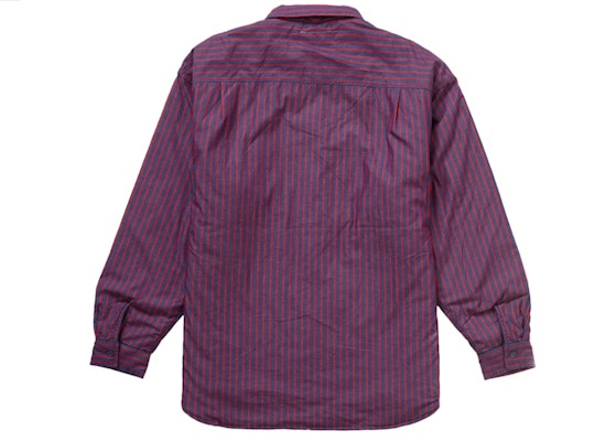 Camisa Acolchada Supreme MM6 Maison Margiela a Rayas. Lookbook Camisa Acolchada Supreme MM6 Maison Margiela a Rayas.