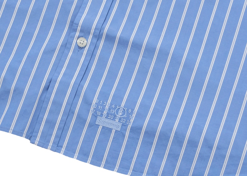 Lookbook Supreme MM6 Maison Margiela Stripe Shirt Blue