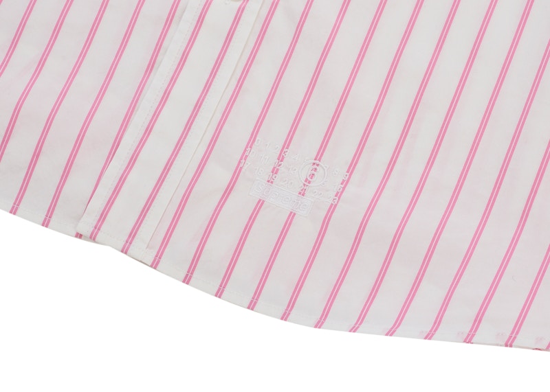 Lookbook Camisa a Rayas Rosa Supreme MM6 Maison Margiela