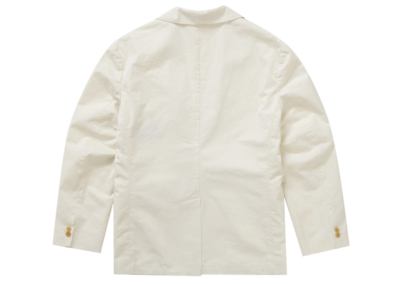 Shop Supreme MM6 Maison Margiela Sut Kapas Dicuci Krim